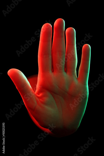 hand gesture, stop