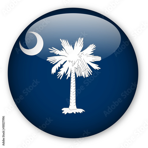 South Carolina State Flag Button