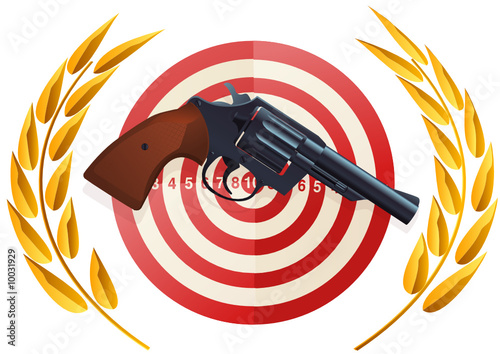 Champion de tir au pistolet