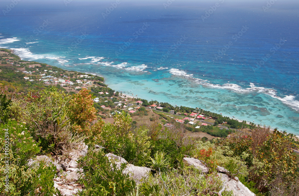 Obraz premium Panorama Désirade est