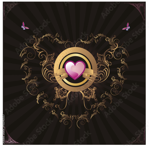 composicion abstracta de amor