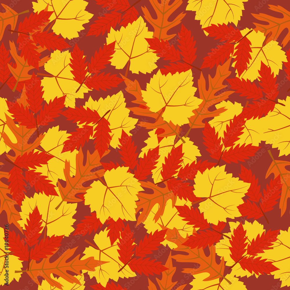 seamless pattern autumn leaves seamless pattern autumn leaves