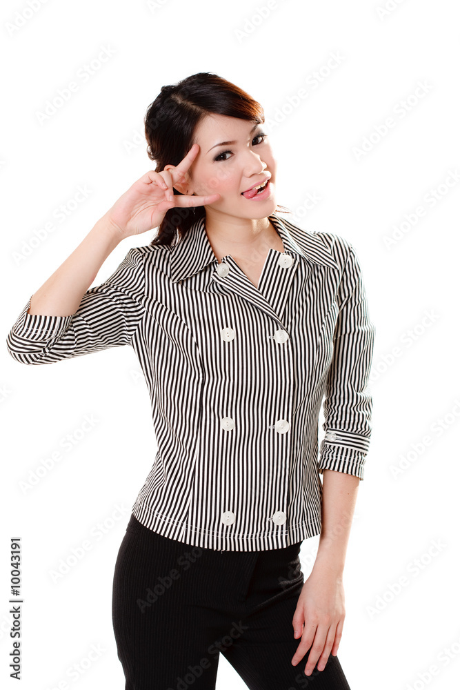 beautiful asian woman in cute pose beautiful asian woman in cute pose