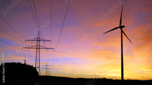 alternative power produced by the wind and air photo