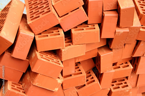 Bilde på lerret Bricks heap