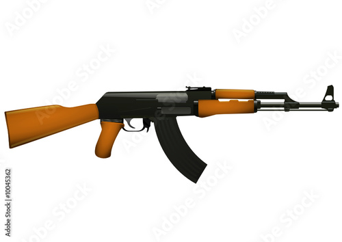 Kalachnikov AK-47 (détouré)