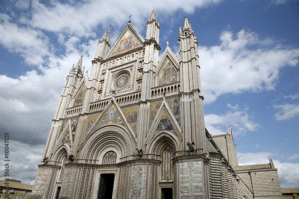 Orvieto cathedrals. Constructed 1290 - 1600 a. c.  Umbria