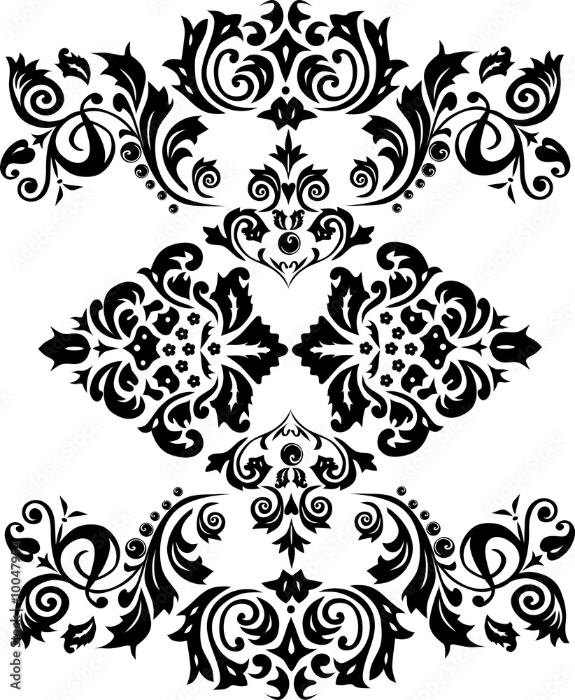 black foliage decoration black foliage decoration