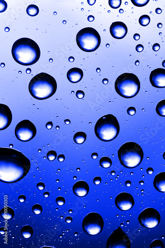 Fantastic blue drops  may be used as background..