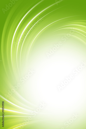 Green background, twirl