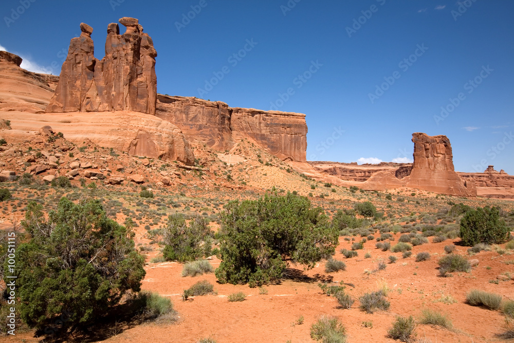 Panorama im Arches National Park Panorama im Arches National Park