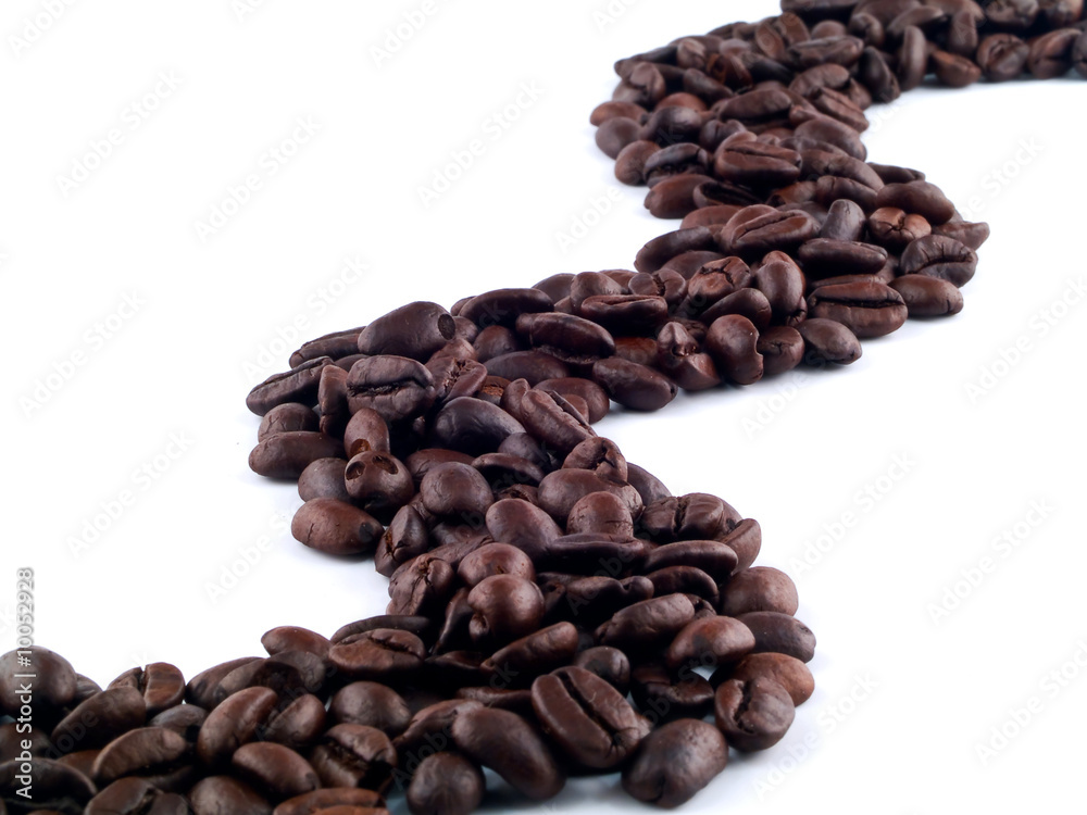 Obraz premium Coffee Bean River