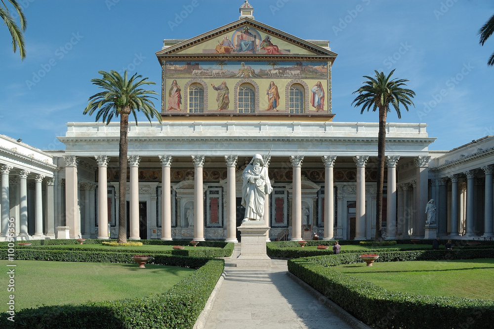 Obraz premium SAN PAOLO BASILICA FUORI LE MURA
