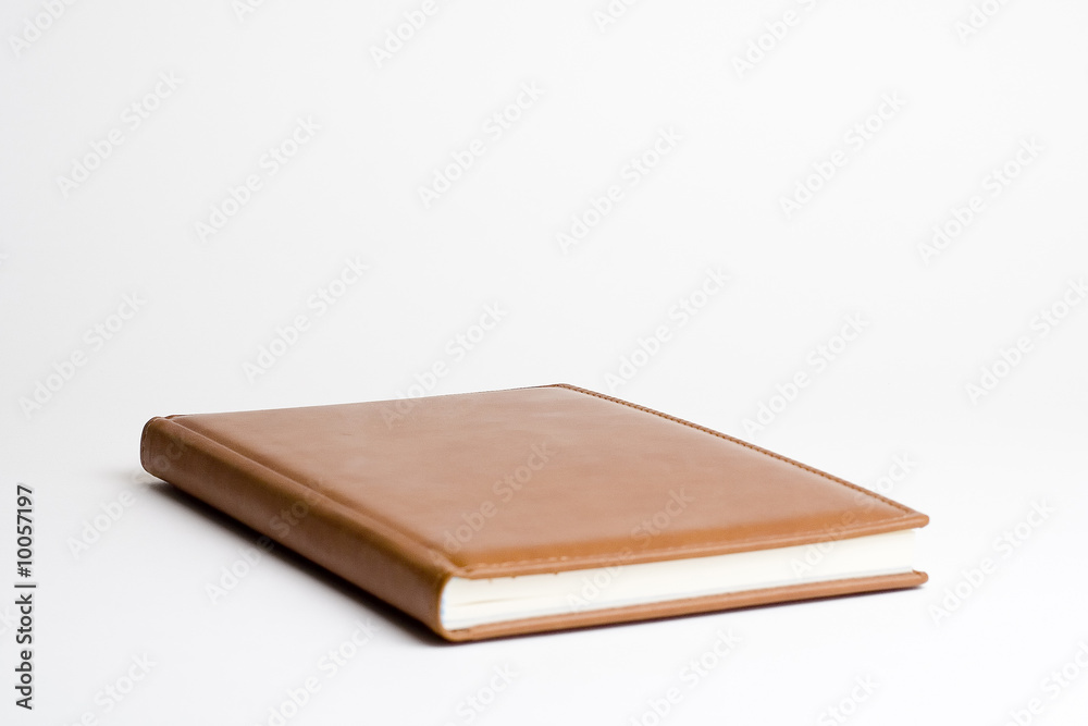 open book with white sheets isolated over white open book with white sheets isolated over white