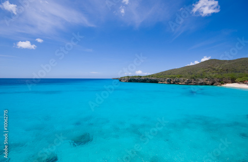 blue caribbean bay view