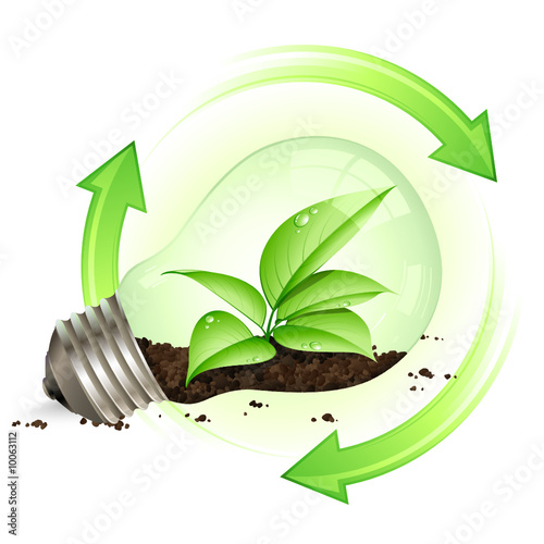 Concept énergie verte