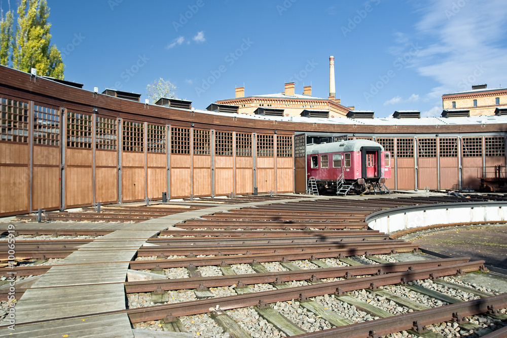 Naklejka premium Train yard