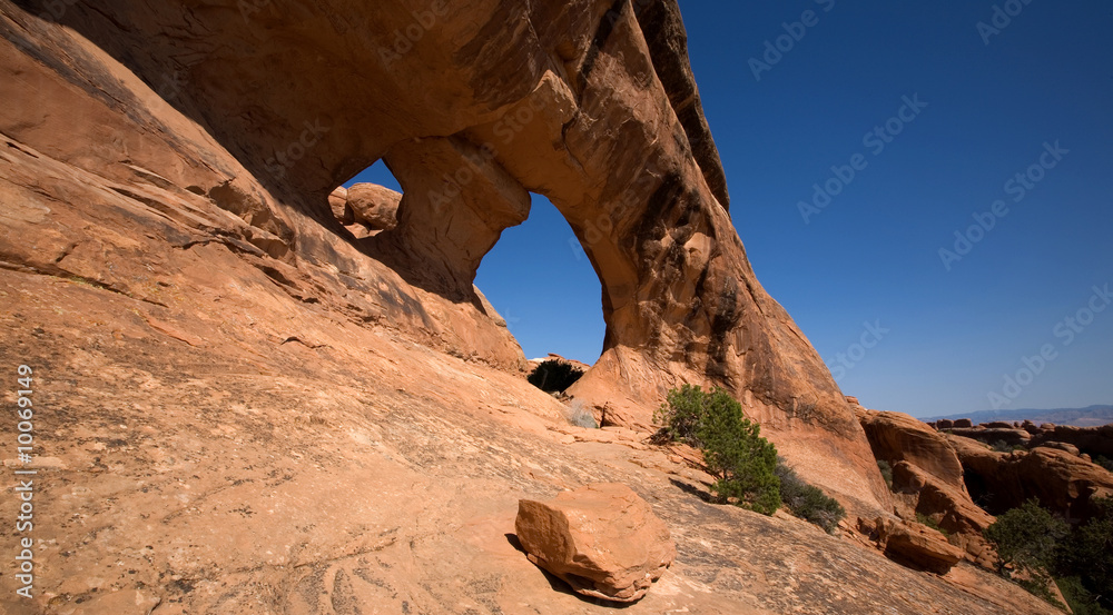 Der Partition Arch im Arches National Park in Utah Der Partition Arch im Arches National Park in Utah