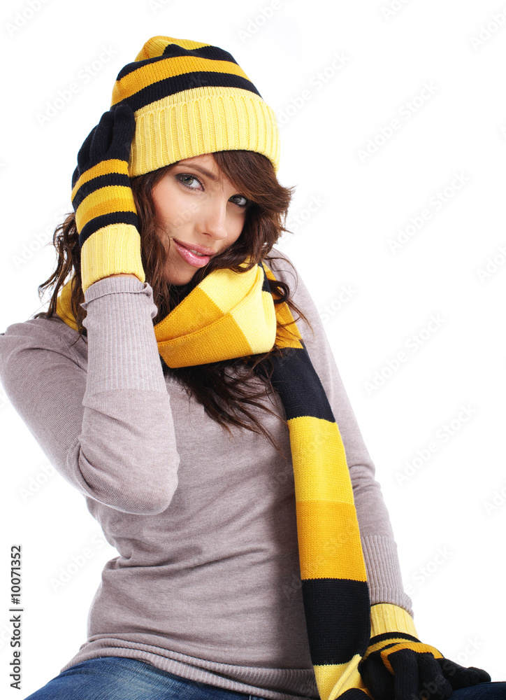 pretty winter girl pretty winter girl