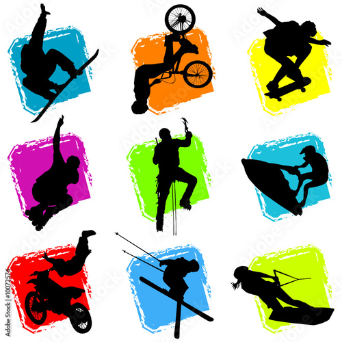 extreme sports vector #10072576