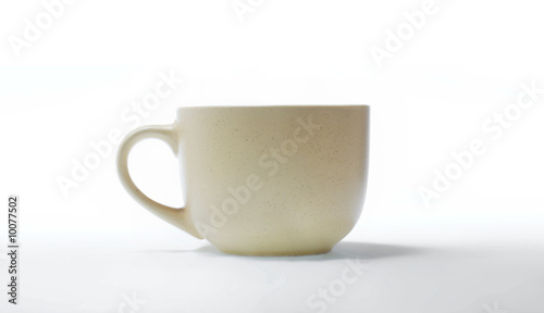 Cup or pan  isolated on white background
