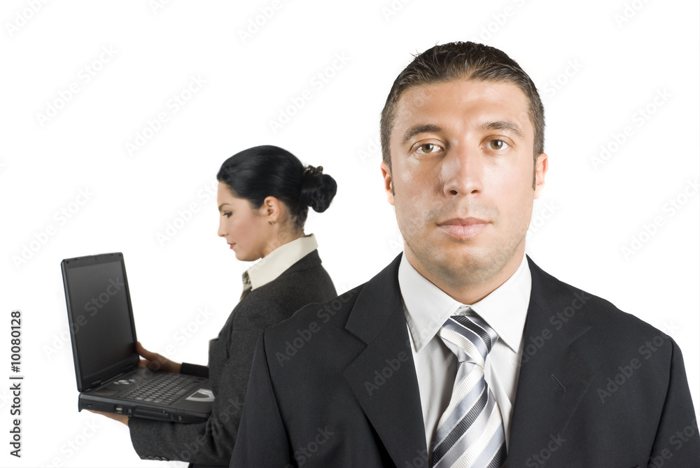 Serious businessman Serious businessman