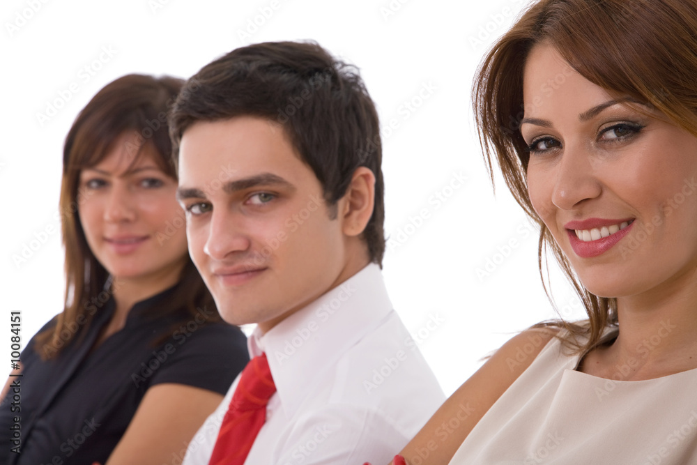 business teamwork concept with young business people meeting