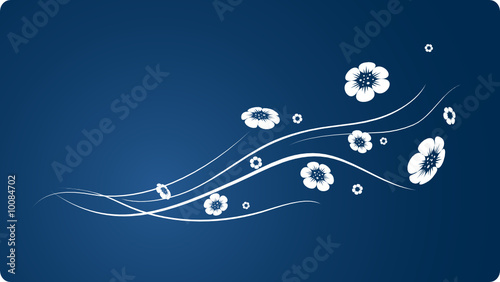 Flowers on the wind