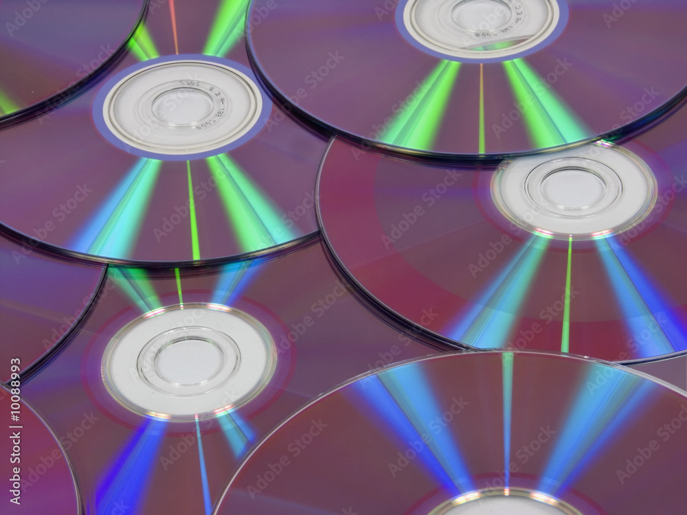 Background from DVD disks with colour reflexions Background from DVD disks with colour reflexions