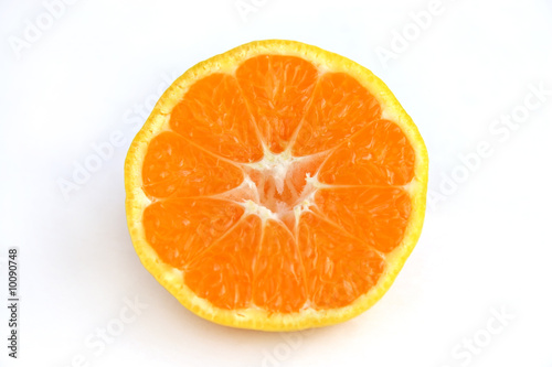 Half of tangerine