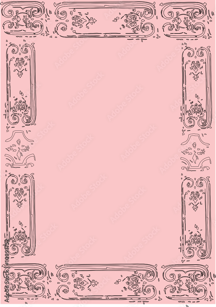 Obraz premium Old, grunge frame