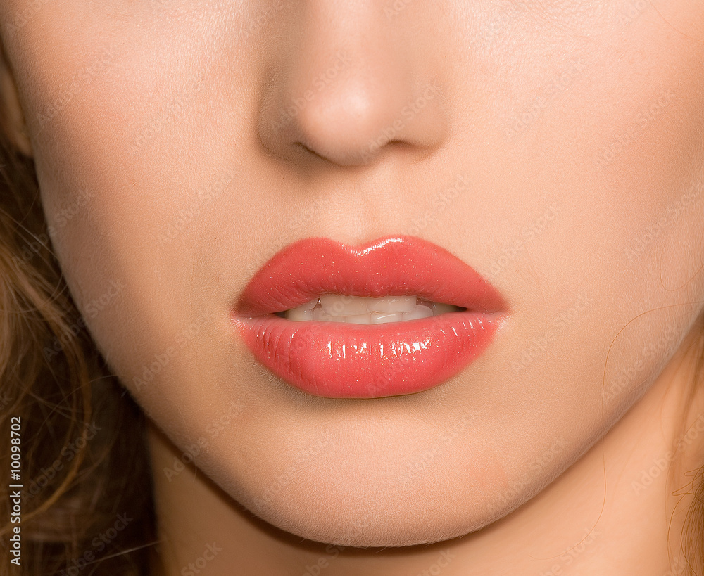 Obraz premium Part of a portrait of the person of the girl