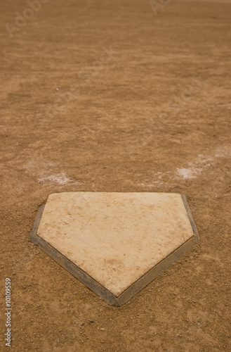 Home Plate of a baseball/softball field