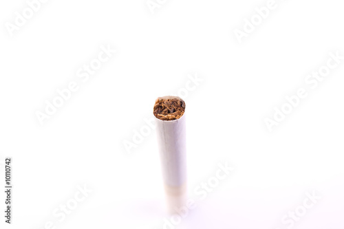 cigarette isolated on white photo