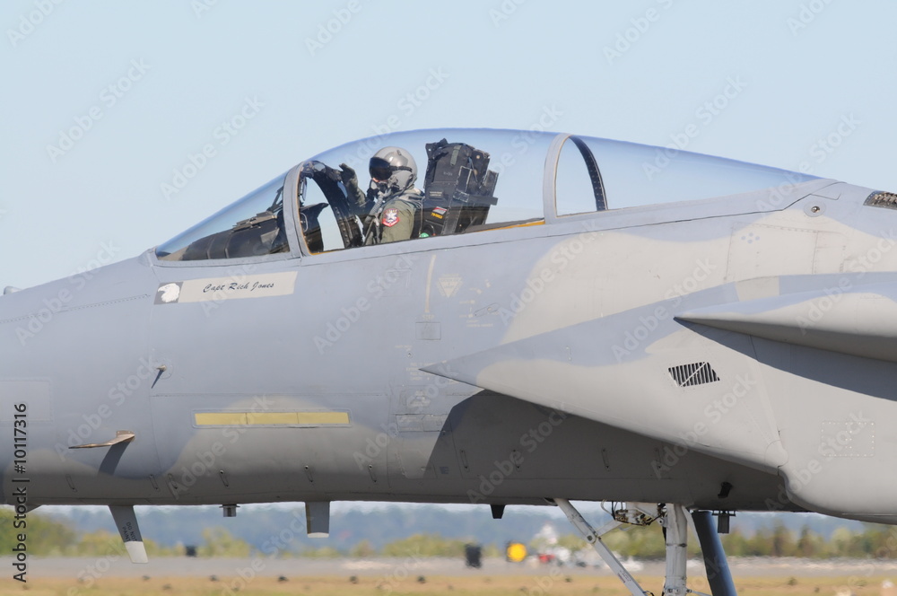 various images from the air show on a beautiful day