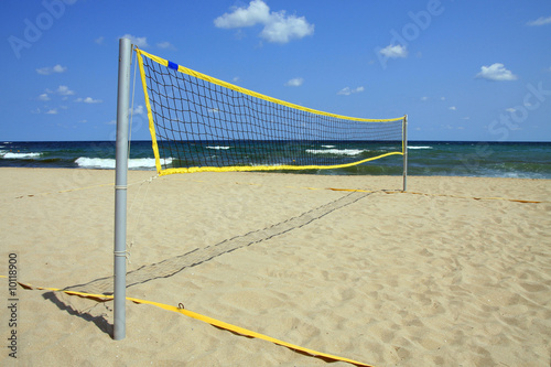 Area for beach volleyball. Black Sea, Bulgaria.