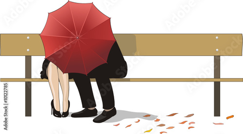 couple on a bench