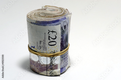 Tableau sur toile money roll