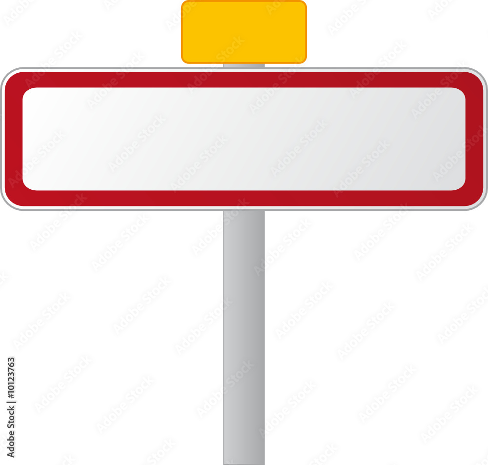 Panneau de ville / village Stock Vector Adobe Stock