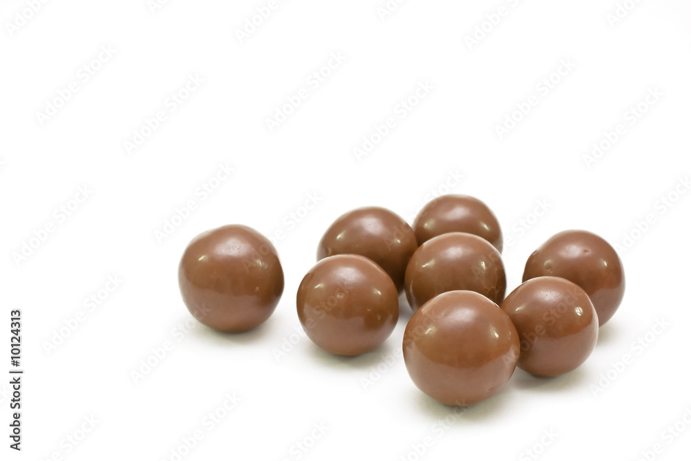 Round bonbons isolated on white. Round bonbons isolated on white.