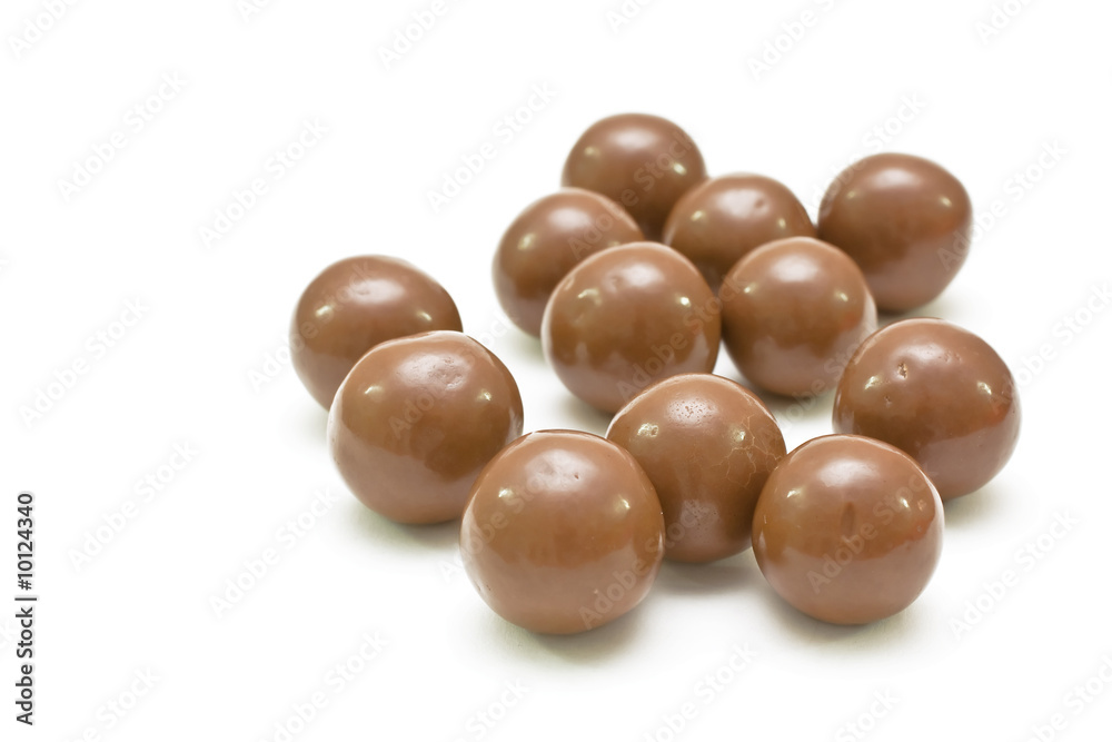 Round bonbons isolated on white. Round bonbons isolated on white.