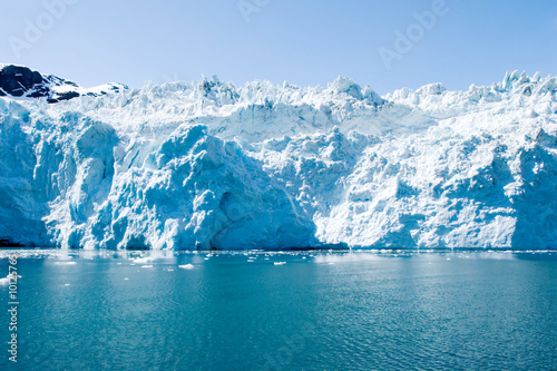 Hubbard glacier in Alaska USA