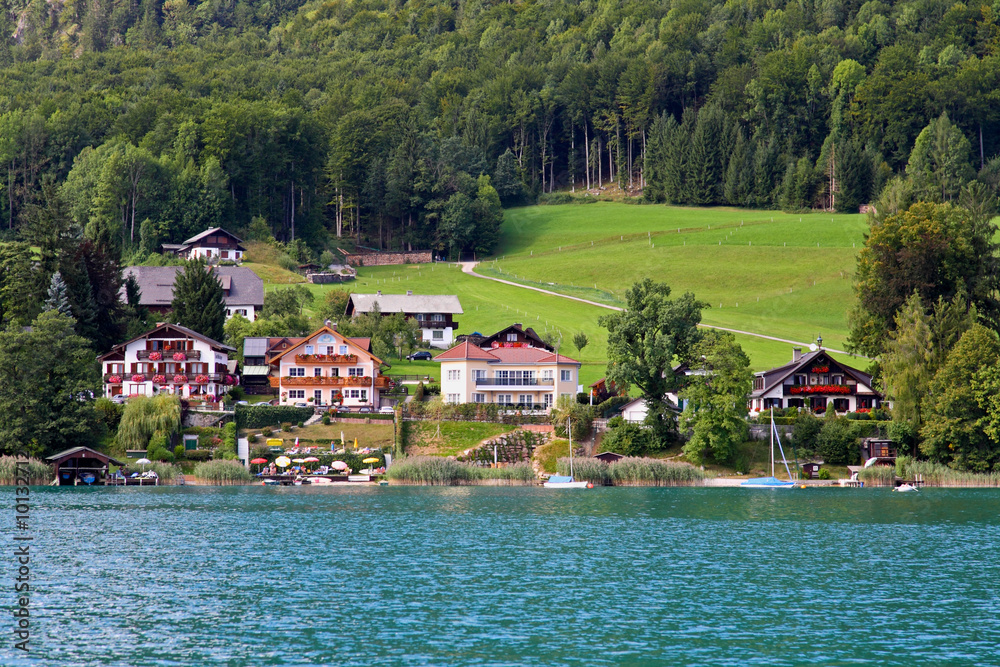 The beautiful countryside around Lake Wolfgang