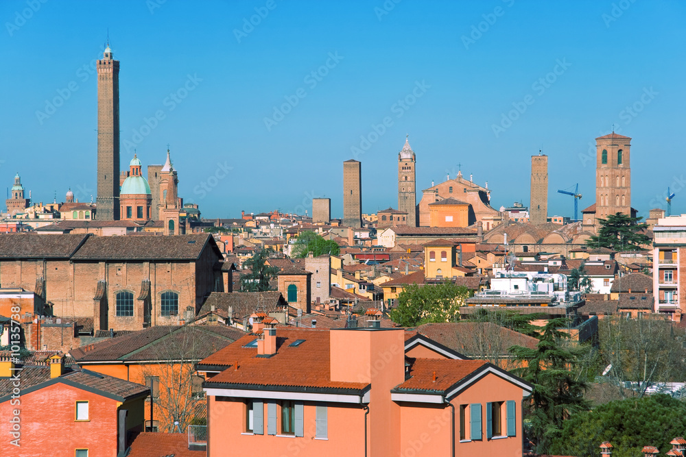 View of Bologna. Emilia-Romagna, Italy