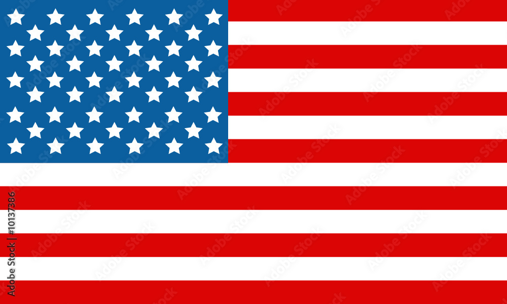 Naklejka premium usa flag