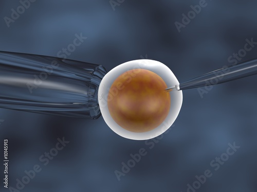 3D illustration of an in vitro cloning assay photo