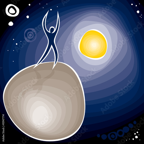 On the moon
