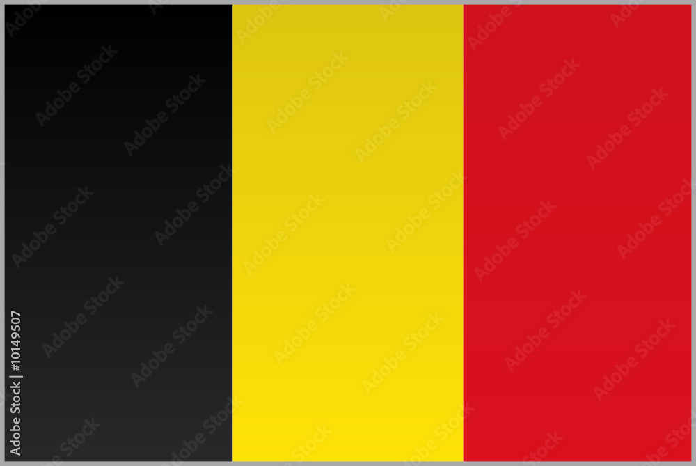 Fototapeta premium Drapeau de la Belgique