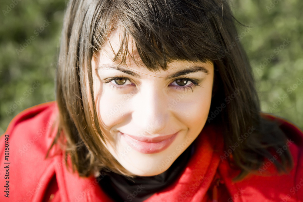 Young Woman Close Up Portrait Young Woman Close Up Portrait