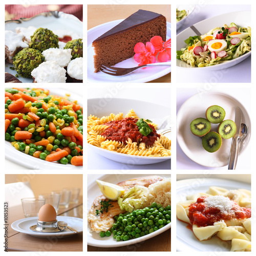 food collage